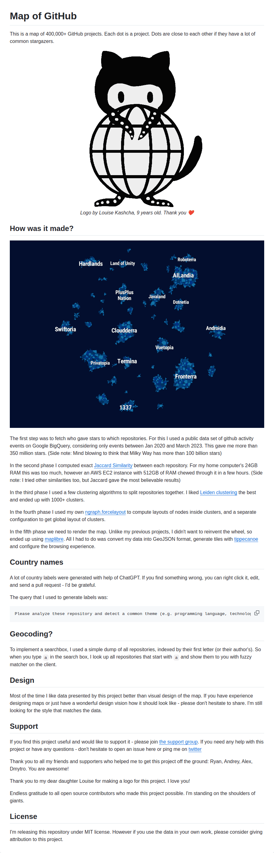 map-of-github screenshot