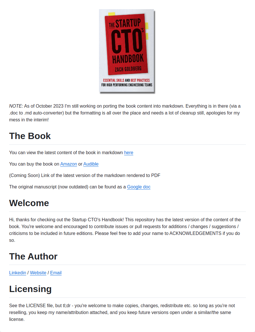 Startup-CTO-Handbook screenshot